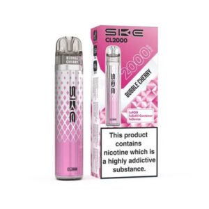 SKE Crystal CL2000 Prefilled Pod Vape Kit - Bubble Cherry