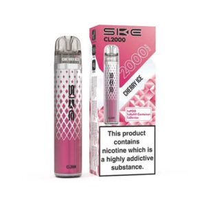 SKE Crystal CL2000 Prefilled Pod Vape Kit - Cherry Ice