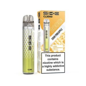 SKE Crystal CL2000 Prefilled Pod Vape Kit - Sour Pineapple